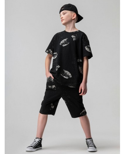 Костюм 46-130МU; черный (серый)