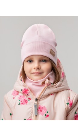 Комплект (шапка, снуд) 13-201MU; розовый