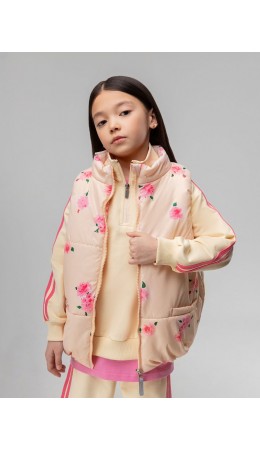 Жилет 14-84MU; экрю (розовый)