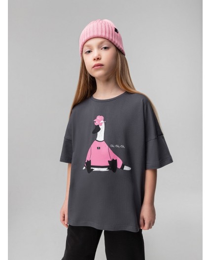 Футболка 4-435MU; темно-серый