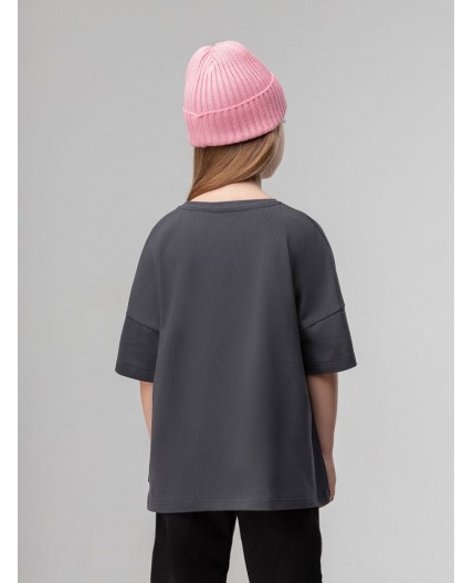 Футболка 4-435MU; темно-серый