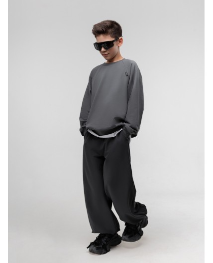 Брюки 37-81MU; темно-серый