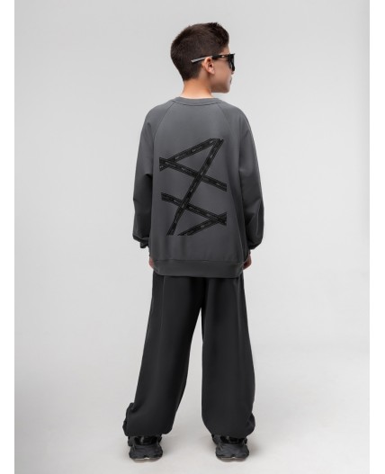 Брюки 37-81MU; темно-серый