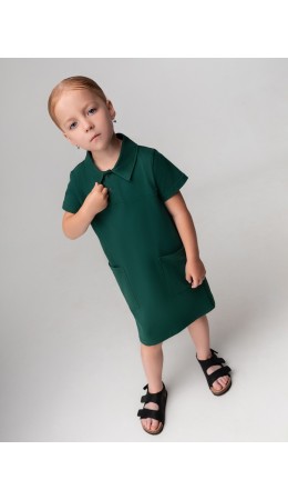 Платье 18-177MD; изумрудный