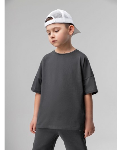 Футболка 4-411MU; темно-серый