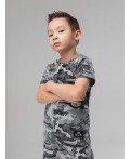 Футболка 4-331MU; серый камуфляж