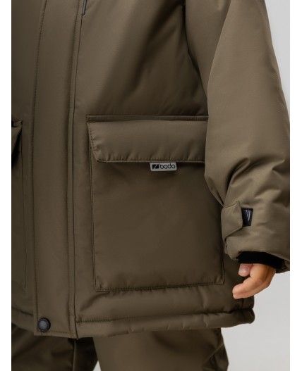 Зимний костюм 32-59МU; темный хаки