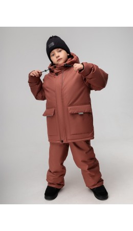 Зимний костюм 32-59МU; коричневый
