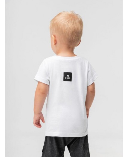 Футболка 54-22MU; белый (черный)