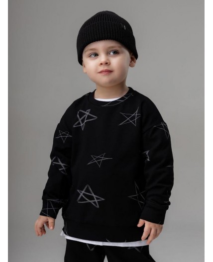 Костюм 21-127MU; черный (серый)