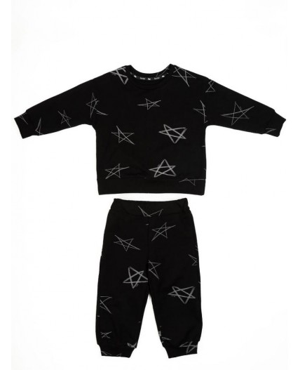 Костюм 21-127MU; черный (серый)