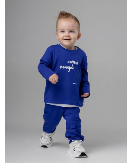 Костюм 21-123MU; васильковый