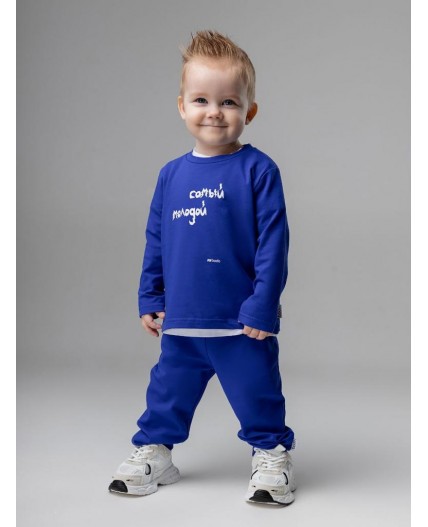 Костюм 21-123MU; васильковый