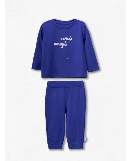 Костюм 21-123MU; васильковый