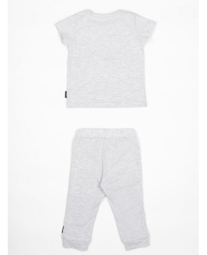 Костюм 21-109MU; серый меланж