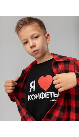 Футболка 4-475MU; черный