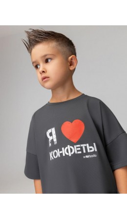 Футболка 4-475MU; серый