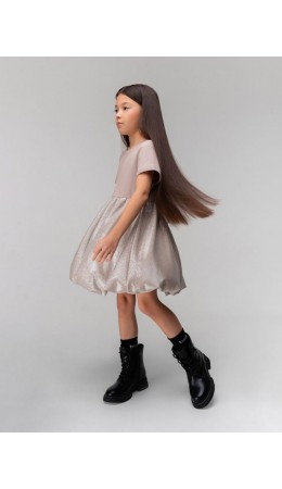 Платье 18-190MD; бежевый