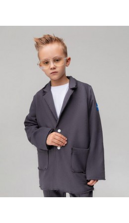 Пиджак 20-270MU; серый