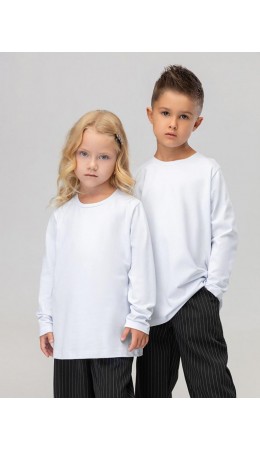 Лонгслив 7-306MU; белый