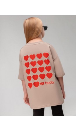 Футболка 4-461MU; бежевый