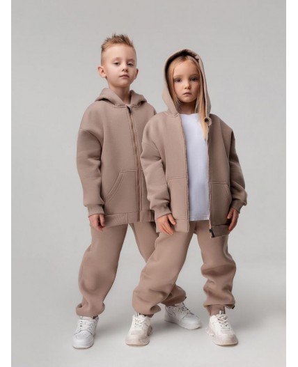 Костюм 11-569MU; серо-бежевый