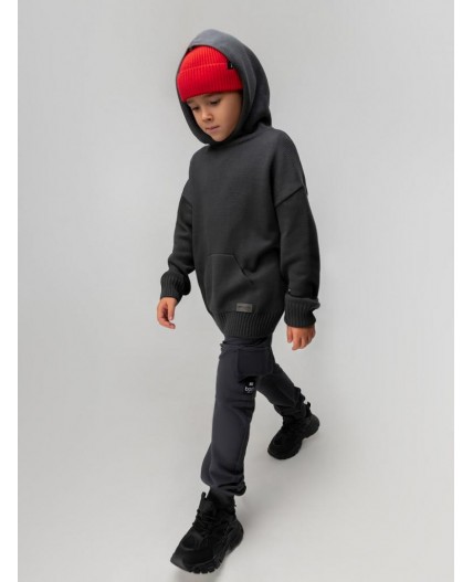 Брюки 6-370МU; серый