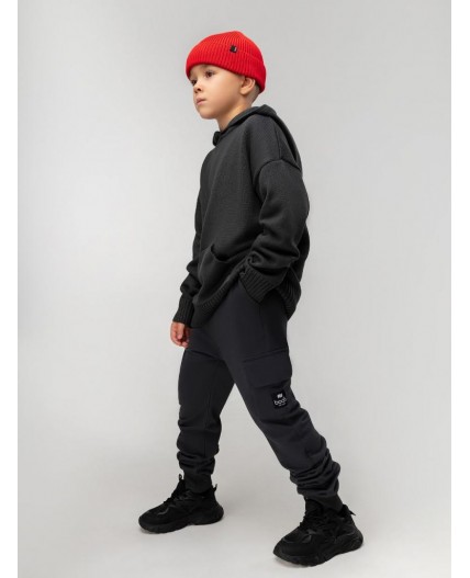 Брюки 6-370МU; серый