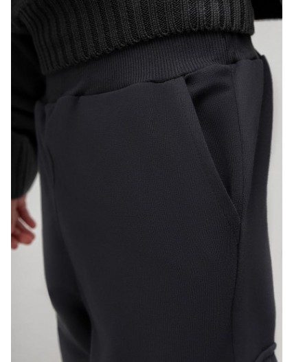 Брюки 6-370МU; серый