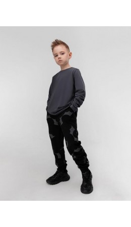 Брюки 6-360МU; черный (темно-серый)