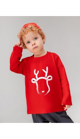 Лонгслив 55-7МU; красный