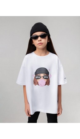 Футболка 4-460MU; белый (мультиколор)