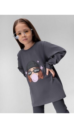 Лонгслив 7-294MU; серый (мультиколор)