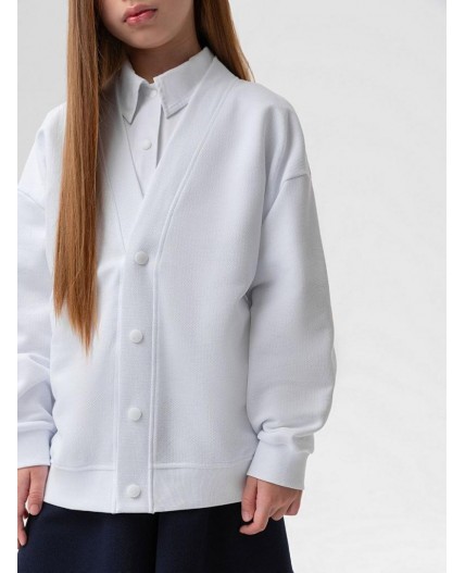 Жакет пике 38-63MU; белый