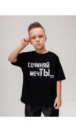 Футболка 4-387MU; черный