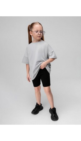 Велосипедки в рубчик 15-154MU; черный