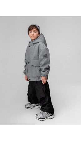 Брюки ДЮСПО со складками 33-52MU; черный