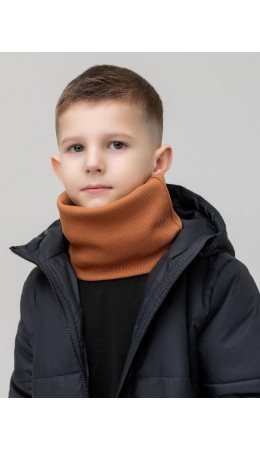 Шарф (Снуд) 12-113M; коричневый