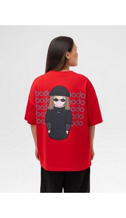 Футболка оверсайз 36-138MU; красный