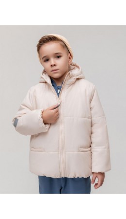 Куртка лёгкая дутая 32-83MU; светло-бежевый