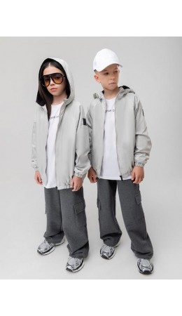 Куртка на флисе 32-60U; светло-серый