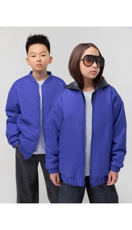 Бомбер оверсайз 49-11МU; светло-голубой