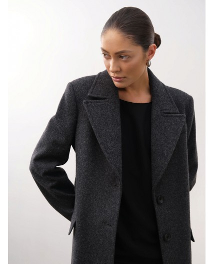 Пальто женское Серый