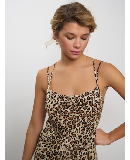 Платье женское Леопард