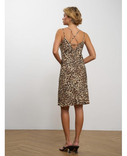 Платье женское Леопард