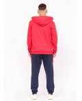 Комплект мужской (толстовка, брюки) Красный