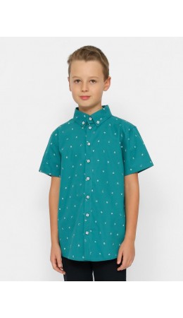 Рубашка для мальчика Зеленый