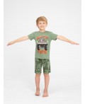 Комплект для мальчика (футболка, шорты) Хаки