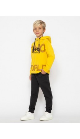 Костюм для мальчика (толстовка, брюки) Желтый