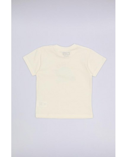 Комплект для мальчика (футболка, шорты) Экрю